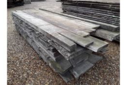 50x Hardwood Timber Sawn Waney Edge / Live Edge English Oak Boards / Planks