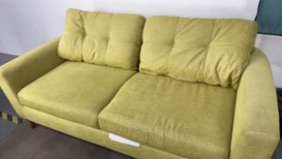 Two Seater Green Sofa