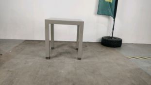 Large Side Table - Grey Gloss Finished