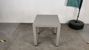 Large Side Table - Grey Gloss Finished