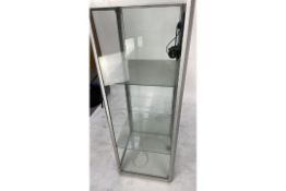 Glass display cabinet