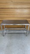 Stainless Steel Preparation Table