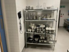 Racking 4 Shevles inc Contents