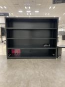 Metal Shelving Unit 3 Shelves And Metal Low Level Bench