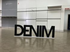 Bespoke Denim Sign