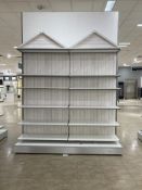 Bespoke Double Sided Display Racking With Wooden Frame