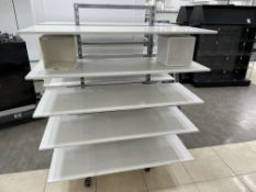 Metal Framed Shelving Unit