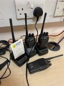 x4 Baofeng Walkie Talkies