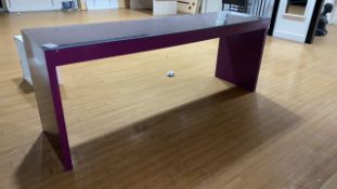 Display Counter with Glass Top