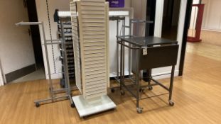 Assortment of Displays on Wheels