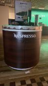 Circular Coffee Branded Display Unit