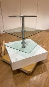 Glass Rotational Display Table
