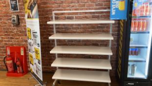 Metal Framed Shelving Unit