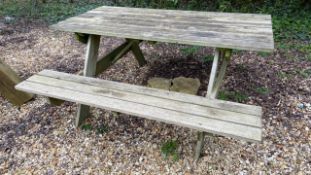 Outdoor A-Frame Picnic Table