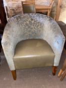 Dino Tub Chair Flower Design