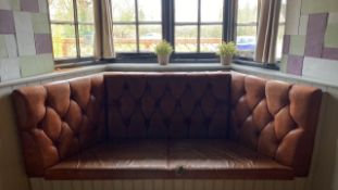 Studded Booth Banquette Bench