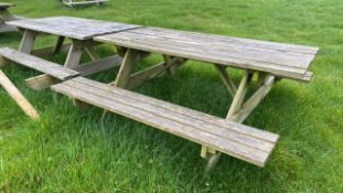 Outdoor A-Frame Picnic Table
