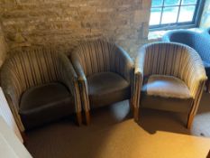 Bucket Striped Seating X3