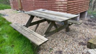 Outdoor A-Frame Picnic Table