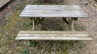 Outdoor A-Frame Picnic Table
