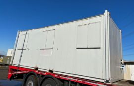 20ft site office cabin welfare container anti vandal