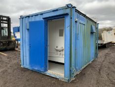 Portable Toilet Block Site Toilet 2 + 1 Mens Women