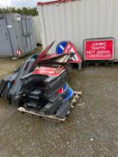 Job Lot Of Road Works Signs And Plastic Barriers