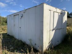 20ft Portable Office Site Cabin Sleeper Unit With