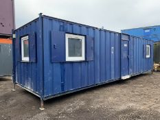 32ft Portable Office Site Cabin Canteen Welfare Un