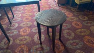 Circular Black Table