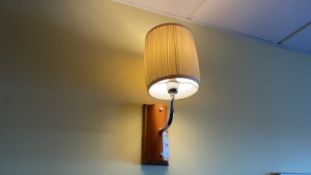 Room Full Of Bespoke Wooden Based Wall Mounted Lights