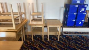 Set Of Three Wooden Tables