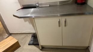 Cupboard with worktop & shelf