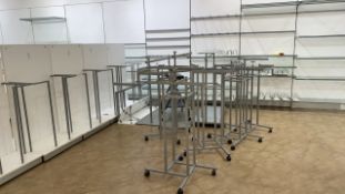 Job Lot Of Miscellaneous Metal Shop Fittings