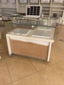 Glass display unit