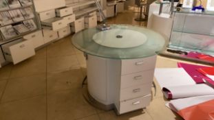 Clinique Bespoke Circular Display Counter