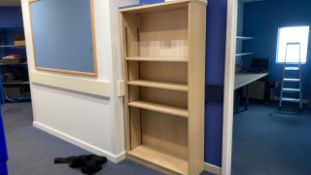 Large Wooden Shelving Unit