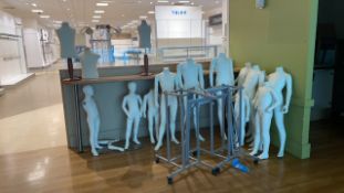 Job Lot Of Adolescent Mannequins