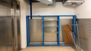 1 Row Of Blue Racking