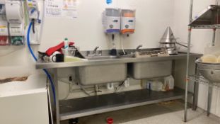 Stainless Steel Double Sink Unit
