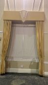 Art Deco Style Curtains with Pelmet