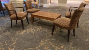 Fabric Dining Chair X4