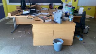 Curved Office Desk X4