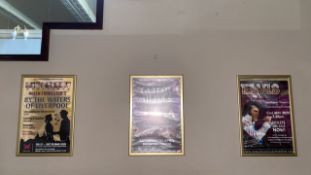 Brass Effect Advertising Frame X3