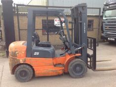 Hyspec 2.5 ton diesel forklift