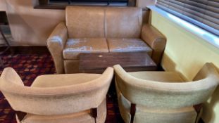 Sofa, Coffee Table & X2 Chairs