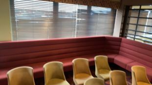Large Corner Upholstered Bench Seating