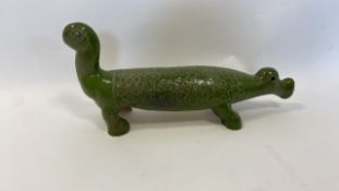 Tortoise one end & Platypus Green Orniment