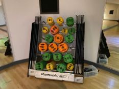 Reebok Weight Rack With Bars And Clips