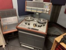 Studer a820 tape machine, plus a820 remote bargraph.